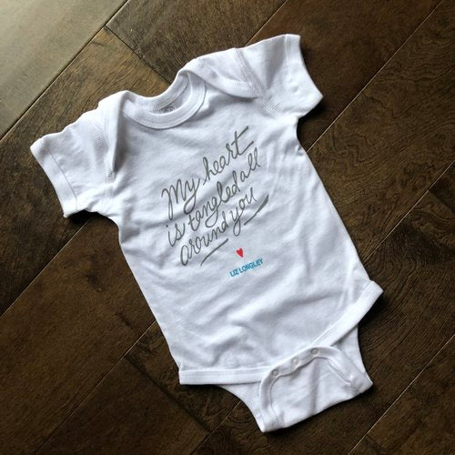 My Heart Is Tangled All Around You Baby Onesie