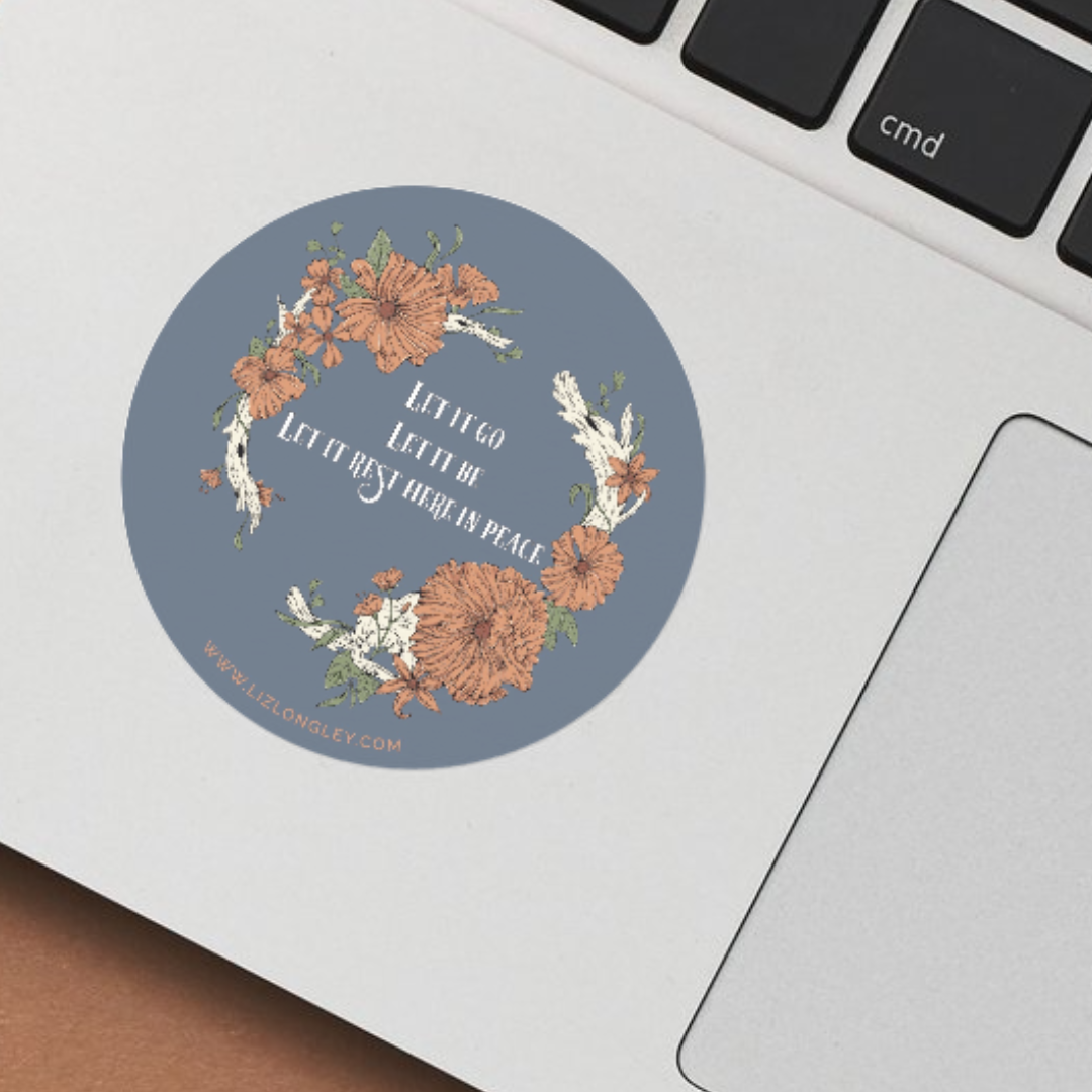 Funeral For My Past Sticker #2