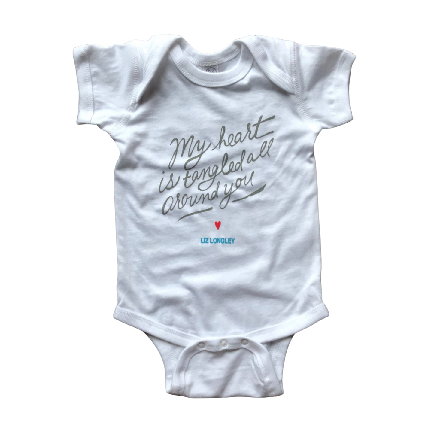 My Heart Is Tangled All Around You Baby Onesie