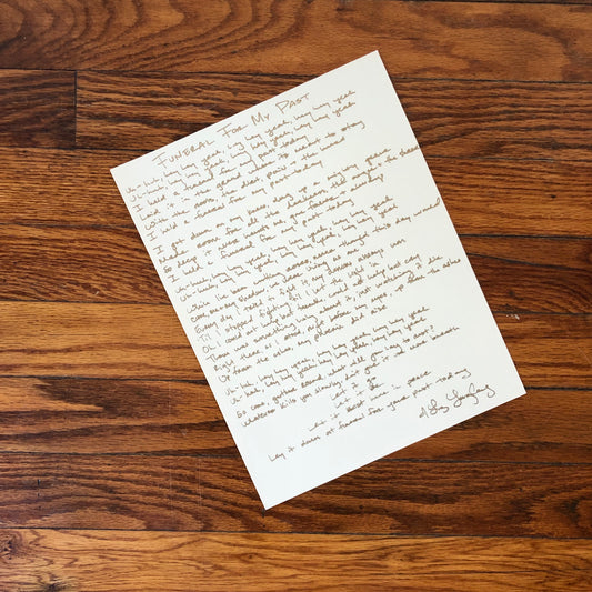 Handwritten Lyrics